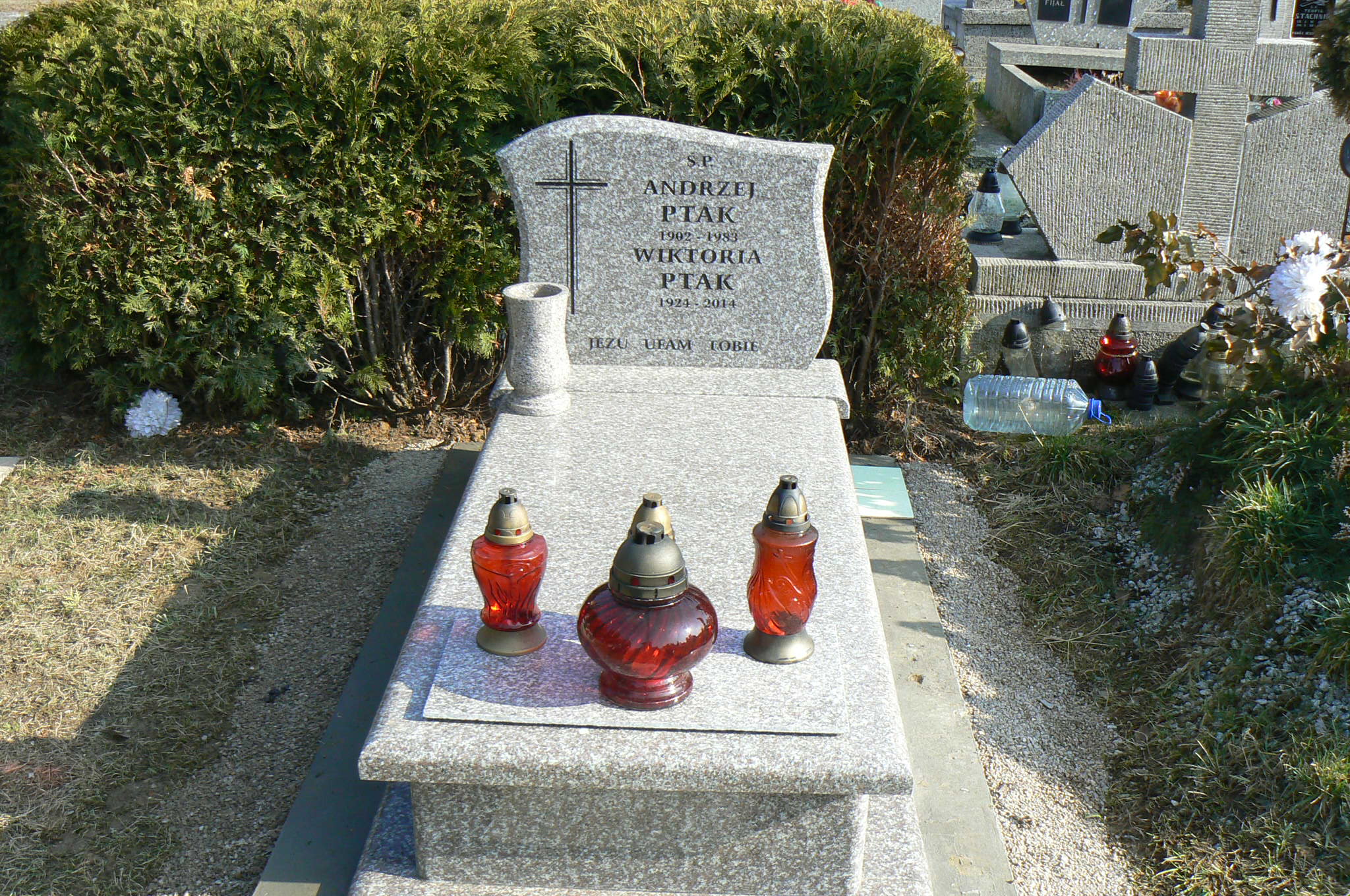 Grób Wiktoria Ptak