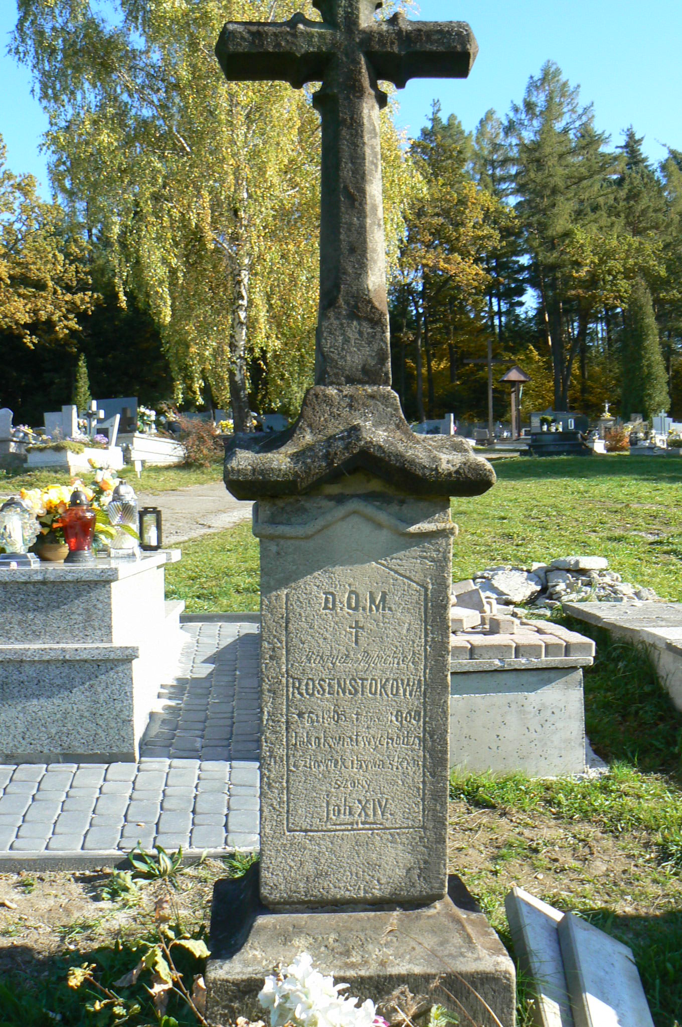 Marya Rosenstok 1805 Myślenice - Grobonet - Wyszukiwarka osób pochowanych