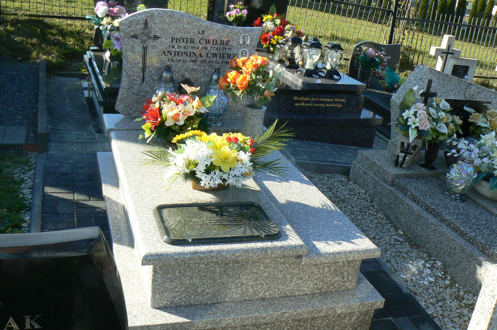 Grób Antonina Ćwierz